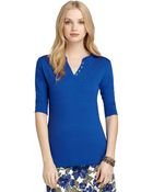 Brooks Brothers Elbow-Length Tee - Lyst
