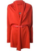 Ferragamo Belted Cardi-Coat - Lyst