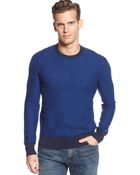 Tommy Hilfiger Meridian Textured Crew-Neck Pullover - Lyst