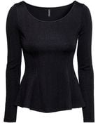 H&M Peplum Top - Lyst