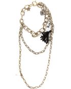 Lanvin Multi Chain Necklace - Lyst