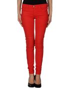 Current/Elliott Skinny Denim Pants - Lyst