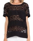 Marc By Marc Jacobs Leila Lace Top - Lyst