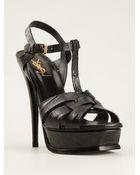 Saint Laurent 'Tribute' Sandals - Lyst