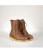 Polo Ralph Lauren Grained Leather Vandan Boot - Lyst