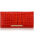 Brahmin Ady Embossed Leather Wallet - Lyst