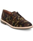 Vince Camuto Nilee Camo-Print Calf Hair Oxfords - Lyst