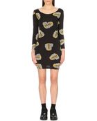 Boy London Knuckles-print Cropped Stretch-cotton Dress - Lyst