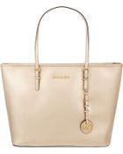 MICHAEL Michael Kors Saffiano Leather Tote Bag - Lyst