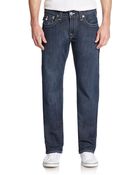 True Religion Straight-Leg Jeans - Lyst