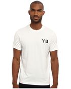Adidas Y-3 By Yohji Yamamoto Classic S/S Tee - Lyst