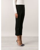 Alexander McQueen Cropped Trousers - Lyst