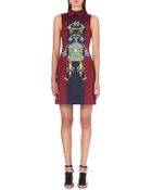 Mary Katrantzou Digital Print Cotton and Silk Dress - Lyst
