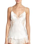 Josie Natori Lillian Silk Cami - Lyst