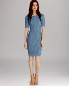 Karen Millen Dress Texture Knit - Lyst