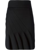 Antonio Berardi Bias Godet Hem Skirt - Lyst