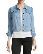 Stella McCartney Long-Sleeve Denim Jacket - Lyst