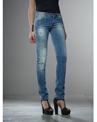 Patrizia Pepe Skinny Stretch Denim Jeans - Lyst