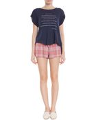Wildfox Plaid Lounge Shorts - Lyst