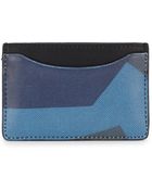 Jack Spade Colorblock Leather Card Case - Lyst