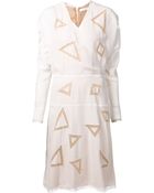 ChloƩ Lace Triangles Dress - Lyst