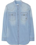 Balmain Denim Shirt - Lyst
