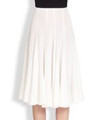 Michael Kors Linen Gauze Skirt - Lyst