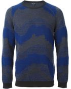 Giorgio Armani Jacquard Sweater - Lyst