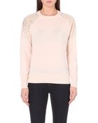 Ted Baker Wool-blend Stud Detail Sweater - Lyst