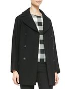 Rag & Bone Stanley Wide-lapel Wool-blend Peacoat - Lyst