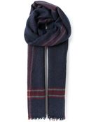 Brunello Cucinelli Striped Scarf - Lyst