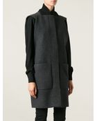 Balenciaga Sleeveless Coat - Lyst