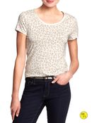 Banana Republic Factory Print Luxe-Touch Tee - Lyst