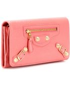 Balenciaga Giant Money Leather Wallet - Lyst