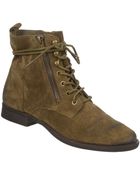 Sam Edelman Mackay Suede Booties - Lyst