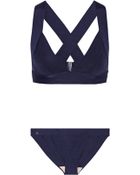 Hervé Léger Bandage Triangle Bikini - Lyst