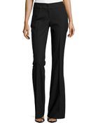 Michael Kors Flared Crepe Trousers - Lyst