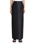 The Row Shiya Floor-Length Wool Skirt - Lyst