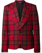 Comme Des Garçons Plaid Blazer - Lyst