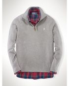 Polo Ralph Lauren French-Rib Half-Zip Pullover - Lyst