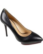 Charlotte Olympia Decollete Pelle Nera - Lyst