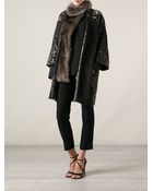 Roberto Cavalli Leopard Print Coat - Lyst