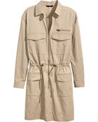 H&M Shirt Dress - Lyst