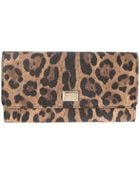 Dolce & Gabbana Leopard Print Wallet - Lyst