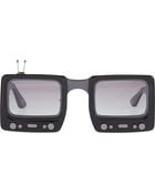 Jeremy Scott Television Sunglasses - Lyst