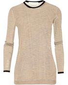 Stella McCartney Fine-Knit Silk Sweater - Lyst