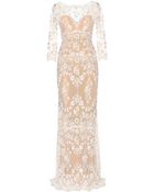 Zuhair Murad Silk-Blend Lace Gown - Lyst