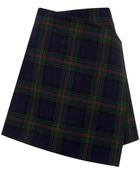 Awake Navy Plaid Wrap Skirt - Lyst