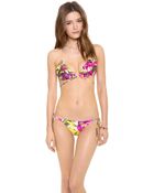 Zimmermann Vivid Wrap Frill Triangle Bikini - Lyst