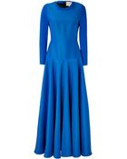 Roksanda Ilincic Laurine Gown In Royal Blue - Lyst